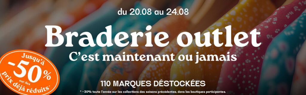 Braderie NOV été 2025